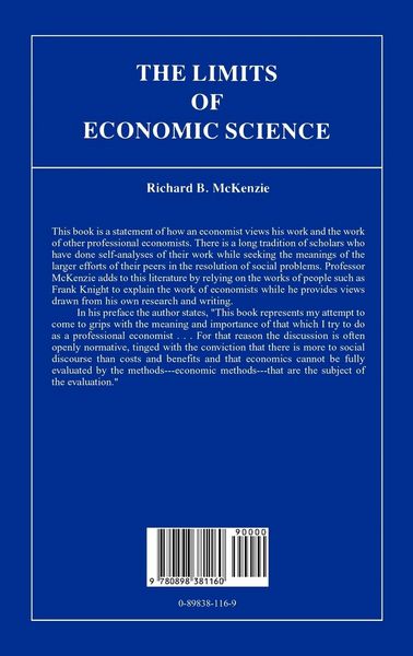 Produktbild: The Limits of Economic Science