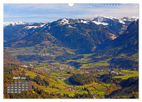 Produktbild: Die weiten T&auml;ler im Salzburger Land (Wandkalender 2026 DIN A3 quer), CALVENDO Monatskalender