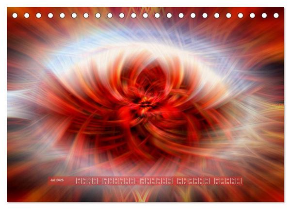 Produktbild: Zen der Farben - Meditative Bilder (Tischkalender 2026 DIN A5 quer), CALVENDO Monatskalender