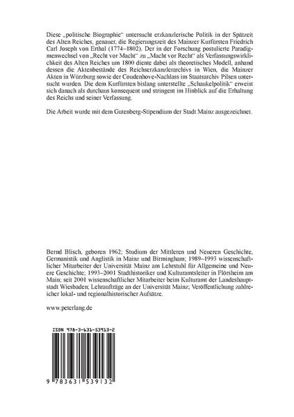 Produktbild: Friedrich Carl Joseph von Erthal (1774-1802). Erzbischof &ndash; Kurf&uuml;rst &ndash; Erzkanzler