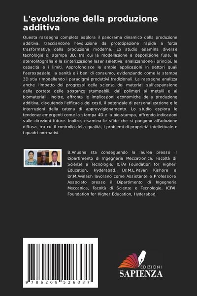 Produktbild: L'evoluzione della produzione additiva