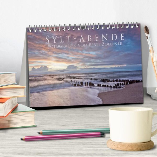 Produktbild: Sylt-Abende - Fotografien von Beate Zoellner (Tischkalender 2026 DIN A5 quer), CALVENDO Monatskalender