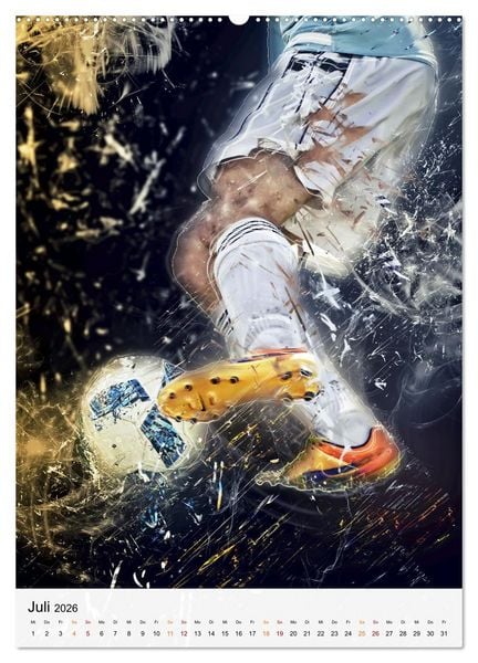 Produktbild: Fussball - einfach cool (hochwertiger Premium Wandkalender 2026 DIN A2 hoch), Kunstdruck in Hochglanz