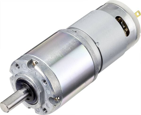 Produktbild: TRU COMPONENTS IG320051-F1C21R Gleichstrom-Getriebemotor 12 V 530 mA 0.2255529 Nm 104 U/min Wellen-Durchmesser: 6 mm