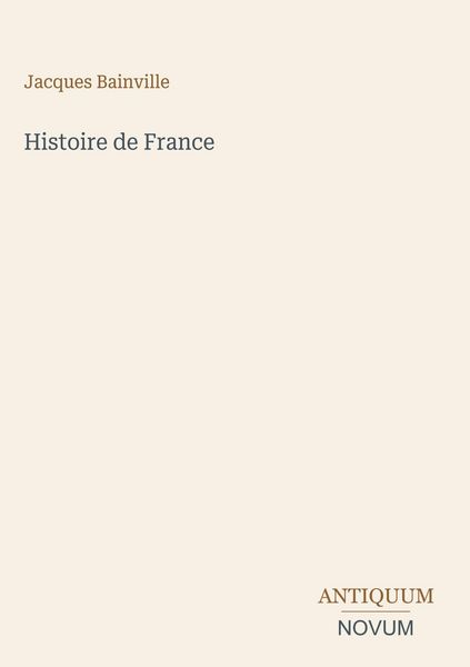 Produktbild: Histoire de France