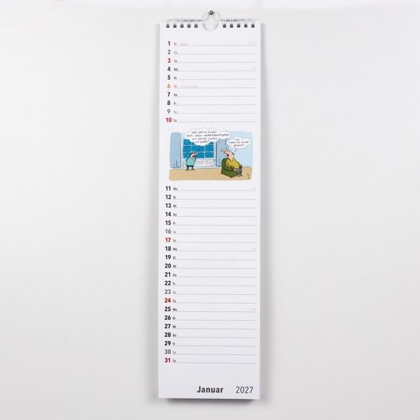Produktbild: Ruhestand Streifenkalender 2027: Monatskalender f&uuml;r die Wand
