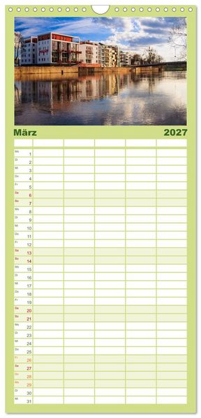 Produktbild: Familienplaner 2027 - Die Fulda mit 5 Spalten (Wandkalender, 21 x 45 cm) CALVENDO