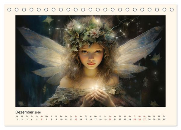 Produktbild: Feenglanz (Tischkalender 2026 DIN A5 quer), CALVENDO Monatskalender