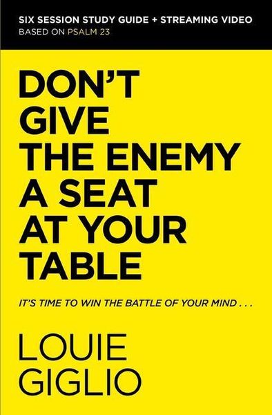 Produktbild: Don't Give the Enemy a Seat at Your Table Bible Study Guide plus Streaming Video