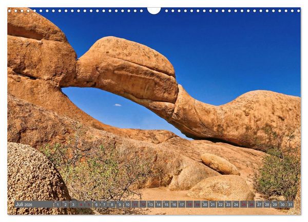 Produktbild: Namibia &ndash; Faszination Damaraland und Spitzkoppe (Wandkalender 2026 DIN A3 quer), CALVENDO Monatskalender