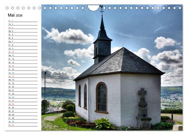 Produktbild: Sa(ar)krale Baukunst - Kapellen im Saarland (Wandkalender 2026 DIN A4 quer), CALVENDO Monatskalender
