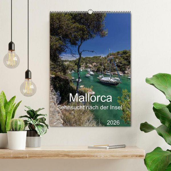 Produktbild: Mallorca - Sehnsucht nach der Insel (Wandkalender 2026 DIN A2 hoch), CALVENDO Monatskalender