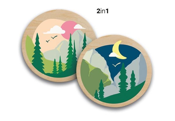 CreArt, Malen nach Zahlen Wooden - Stille Natur