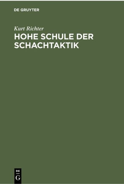 Produktbild: Hohe Schule der Schachtaktik