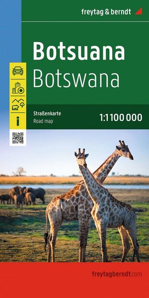 Produktbild: Botsuana, Stra&szlig;enkarte 1:1.100.000, freytag & berndt
