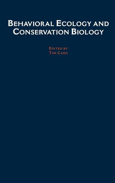 Produktbild: Behavioral Ecology and Conservation Biology