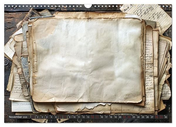 Produktbild: DIY Vintage Momente (Wandkalender 2026 DIN A3 quer), CALVENDO Monatskalender