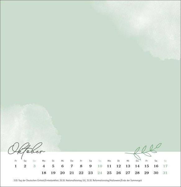 Produktbild: Kreativkalender zum Aufstellen Gl&uuml;cksmomente 2027