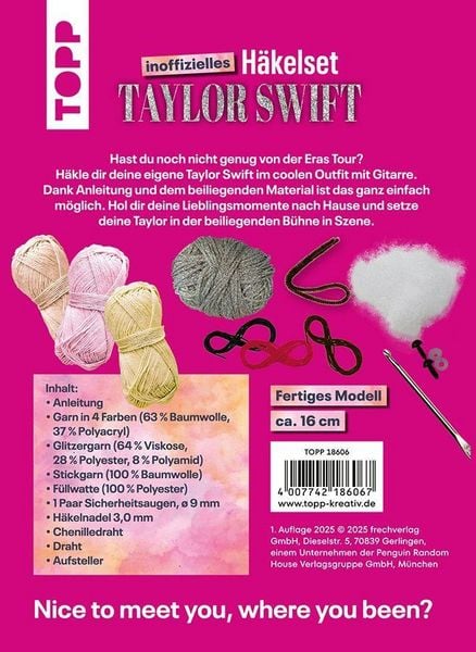 Produktbild: Taylor Swift. Das inoffizielle H&auml;kelset