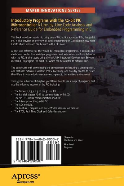 Produktbild: Introductory Programs with the 32-bit PIC Microcontroller