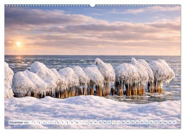 Produktbild: Inseltr&auml;ume R&uuml;gen &ndash; 12 Monate pure Ostsee-Magie (Wandkalender 2027 DIN A2 quer), CALVENDO Monatskalender