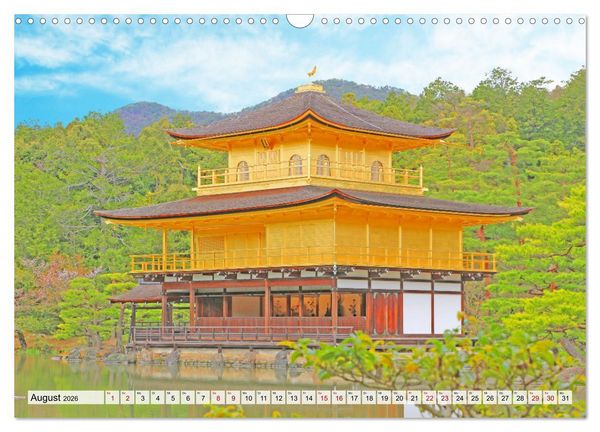Produktbild: Japan das Land der aufgehenden Sonne (Wandkalender 2026 DIN A3 quer), CALVENDO Monatskalender