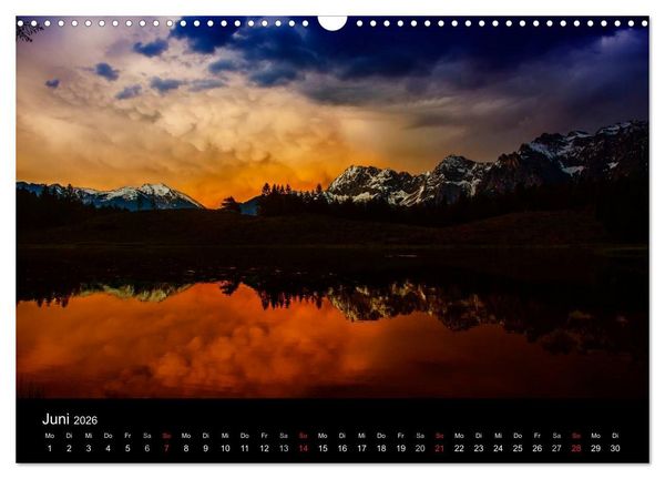Produktbild: Bergblicke - Karwendel (Wandkalender 2026 DIN A3 quer), CALVENDO Monatskalender