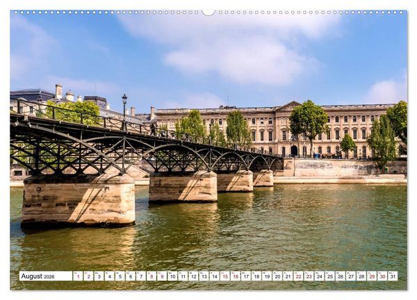 Produktbild: PARIS Franz&ouml;sisches Flair und Historie (Wandkalender 2026 DIN A2 quer), CALVENDO Monatskalender
