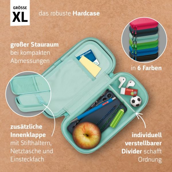 Produktbild: Brunnen Schlamperm&auml;ppchen Hardcase XL mint s'maepp