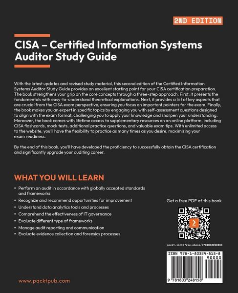 Produktbild: CISA - Certified Information Systems Auditor Study Guide - Second Edition