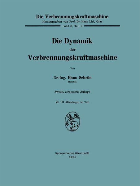 Produktbild: Die Dynamik der Verbrennungskraftmaschine