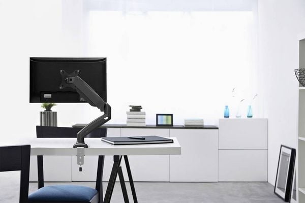 Produktbild: SpeaKa Professional Monitorhalterung SP-MM-900 1 Display(s) 43,2 cm (17") - 81,3 cm (32") Schwarz Schwenkbar, Neigbar, H&ouml;henverstellbar, Rotierbar