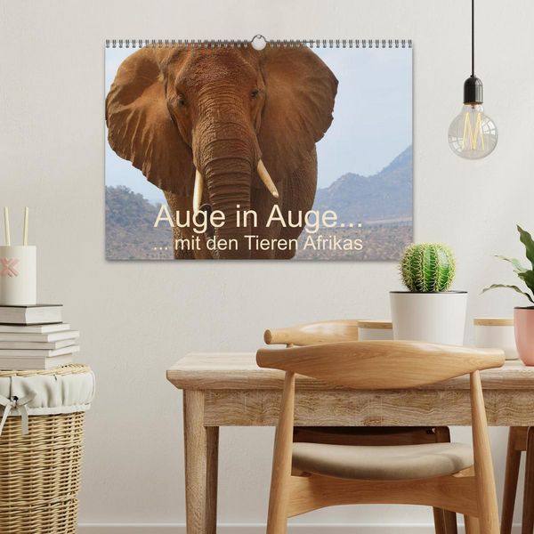Produktbild: Auge in Auge mit den Tieren Afrikas (Wandkalender 2026 DIN A3 quer), CALVENDO Monatskalender