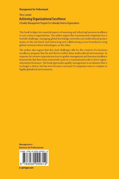 Produktbild: Achieving Organizational Excellence