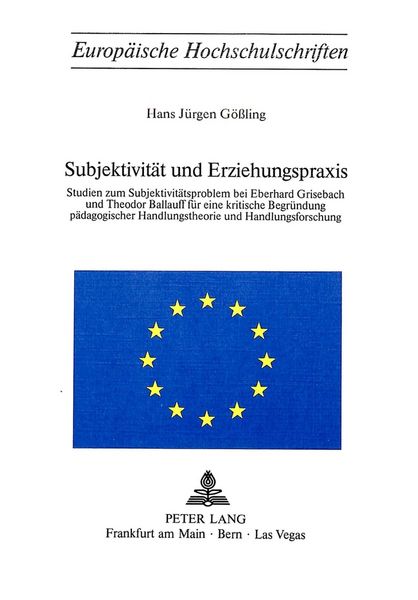 Produktbild: Subjektivit&auml;t und Erziehungspraxis