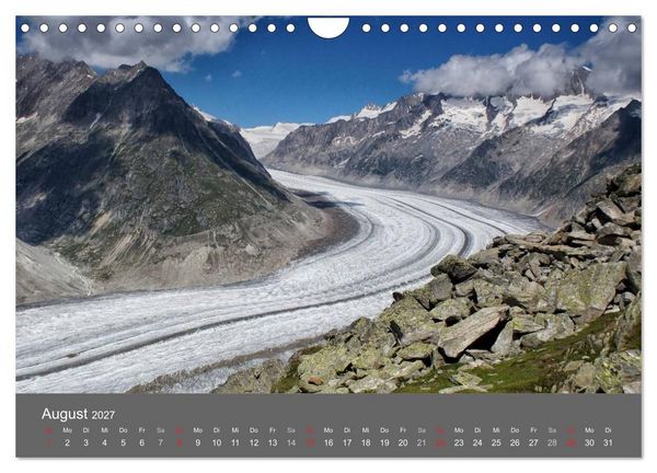 Produktbild: Wallis. Perle der Schweiz (Wandkalender 2027 DIN A4 quer), CALVENDO Monatskalender
