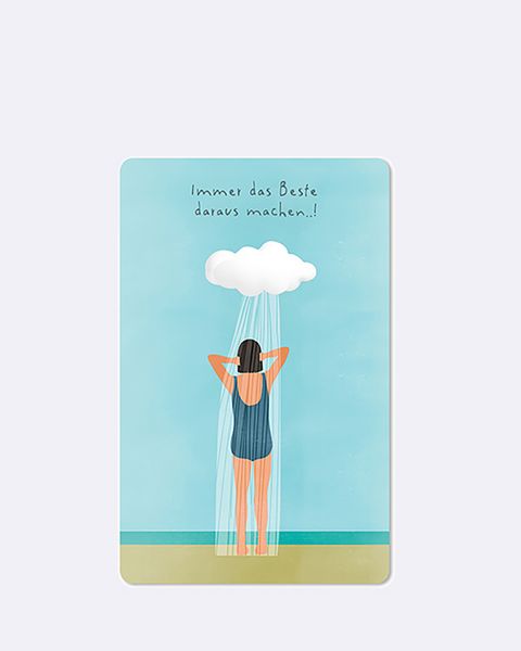 Produktbild: Lunacard Postkarte *Immer das Beste daraus machen