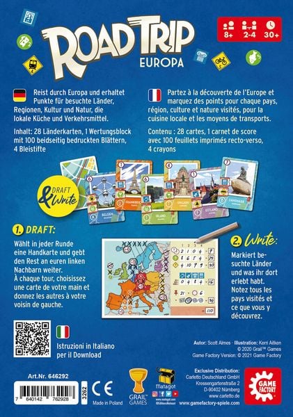 Produktbild: GAMEFACTORY - Road Trip Europa