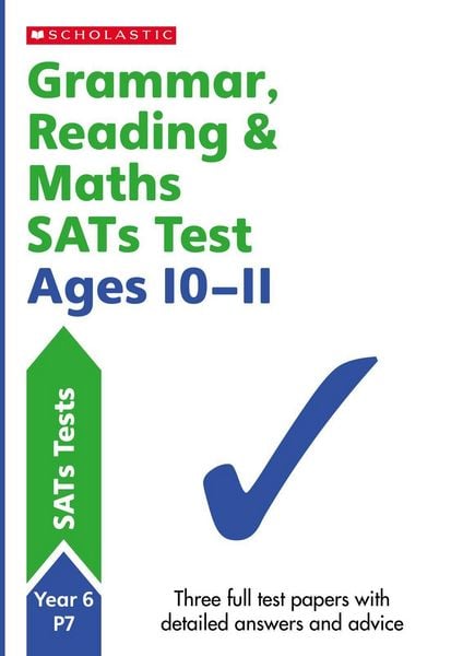 Produktbild: Grammar, Reading & Maths SATs Test Ages 10-11