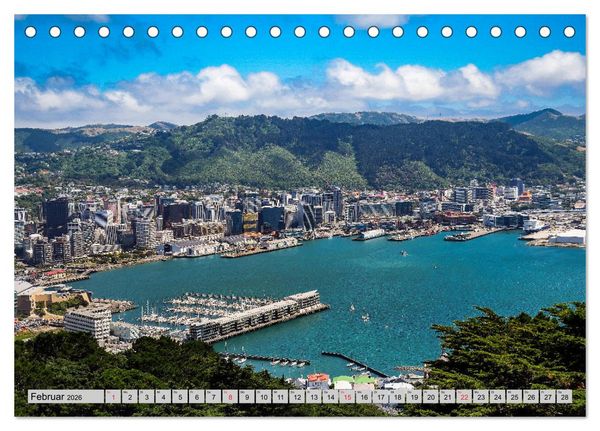 Produktbild: Blickpunkte Neuseeland (Tischkalender 2026 DIN A5 quer), CALVENDO Monatskalender