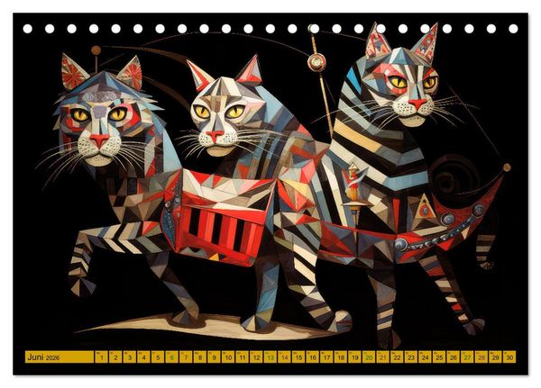 Produktbild: Zirkus Witzig und skurril (Tischkalender 2026 DIN A5 quer), CALVENDO Monatskalender