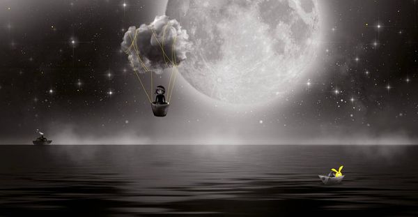 Produktbild: Hallo Nacht. Ich mag dich gerne. Setz dich zu mir. Wir gucken Sterne