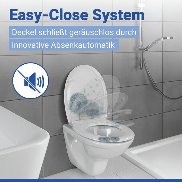 Produktbild: WC Sitz Mod. Astera, Toilettendeckel mit Motiv und Absenkautomatik