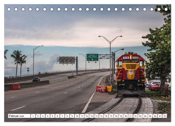 Produktbild: Eisenbahn in Nordamerika (Tischkalender 2026 DIN A5 quer), CALVENDO Monatskalender