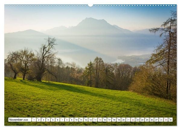 Produktbild: Ein Fr&uuml;hling am Traunsee - Vertr&auml;umte Ansichten (Wandkalender 2026 DIN A2 quer), CALVENDO Monatskalender