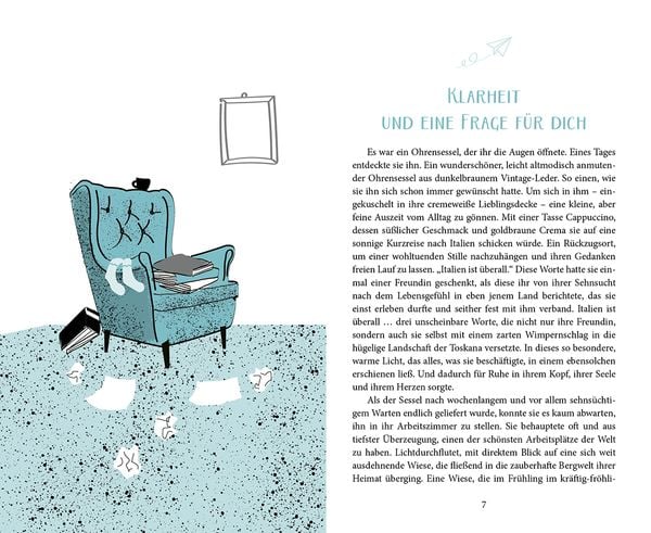 Produktbild: Ein Ohrensessel, zw&ouml;lf Fragen und eine Reise zu dir selbst