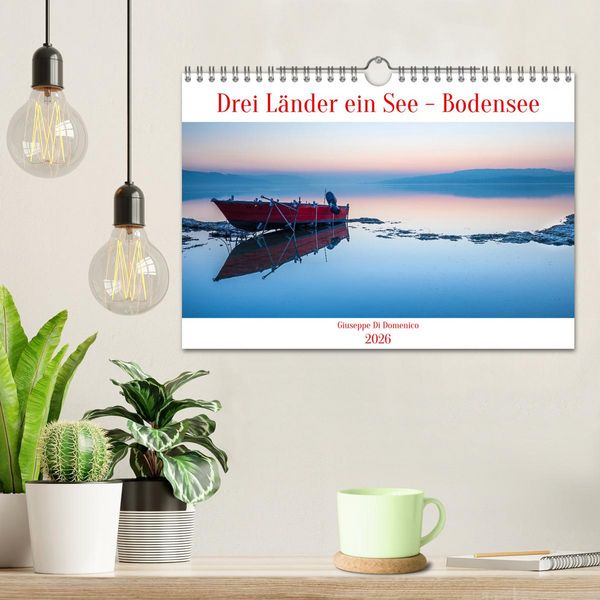 Produktbild: Drei L&auml;nder ein See - Bodensee (Wandkalender 2026 DIN A4 quer), CALVENDO Monatskalender