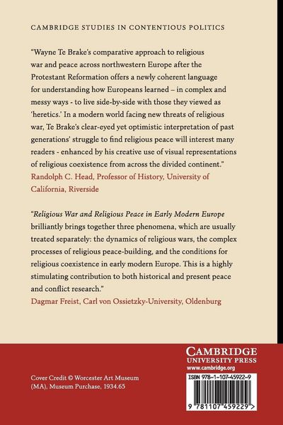 Produktbild: Religious War and Religious Peace in Early Modern Europe