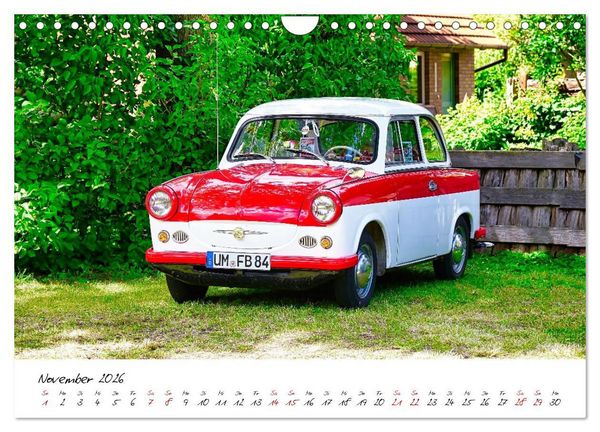 Produktbild: Trabi-Treffen (Wandkalender 2026 DIN A4 quer), CALVENDO Monatskalender