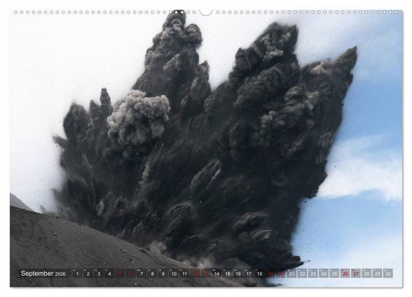 Produktbild: Vulkane - Magma, Lava, Eruptionen (hochwertiger Premium Wandkalender 2026 DIN A2 quer), Kunstdruck in Hochglanz